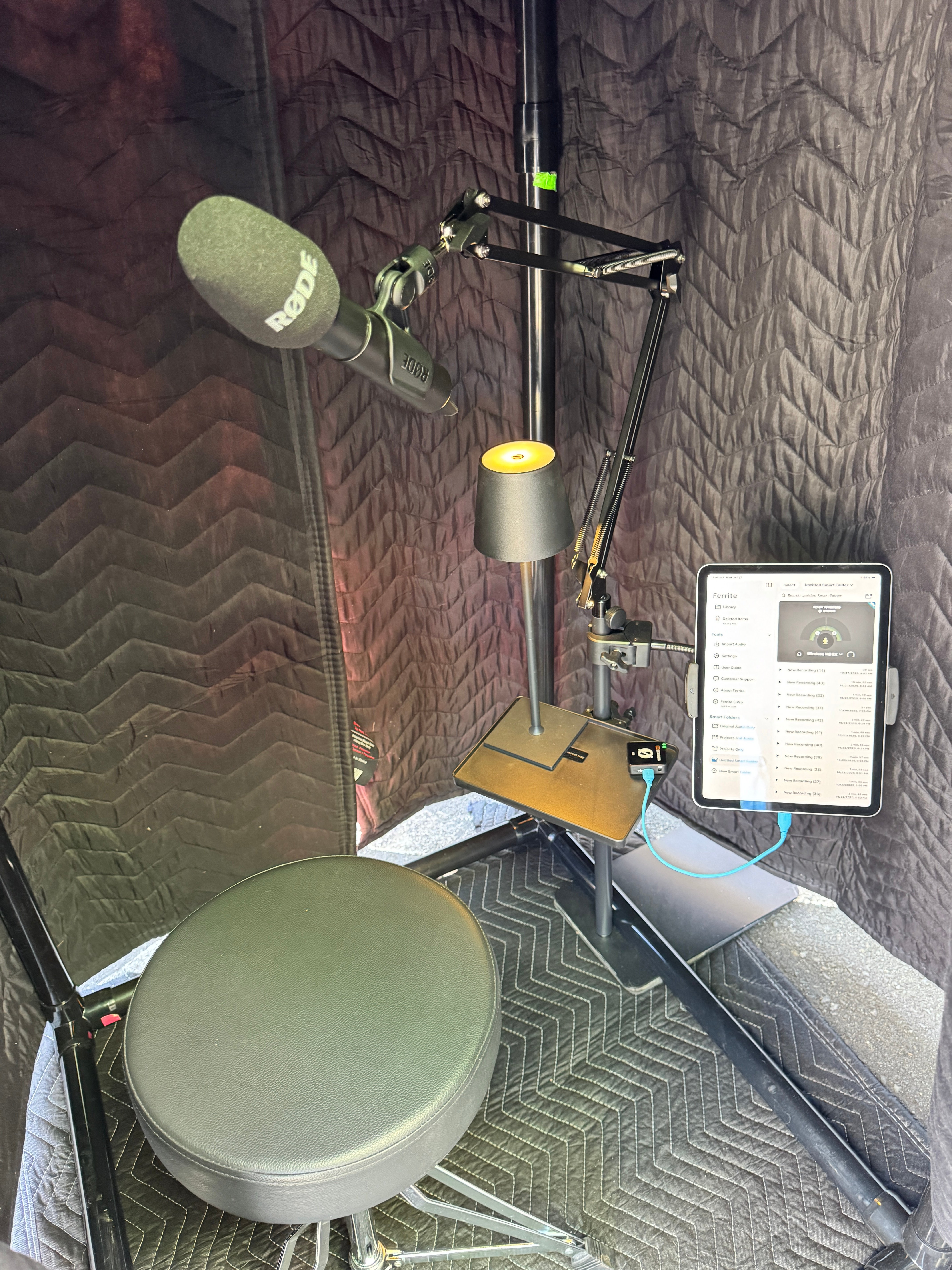 Inside the Step-In! booth