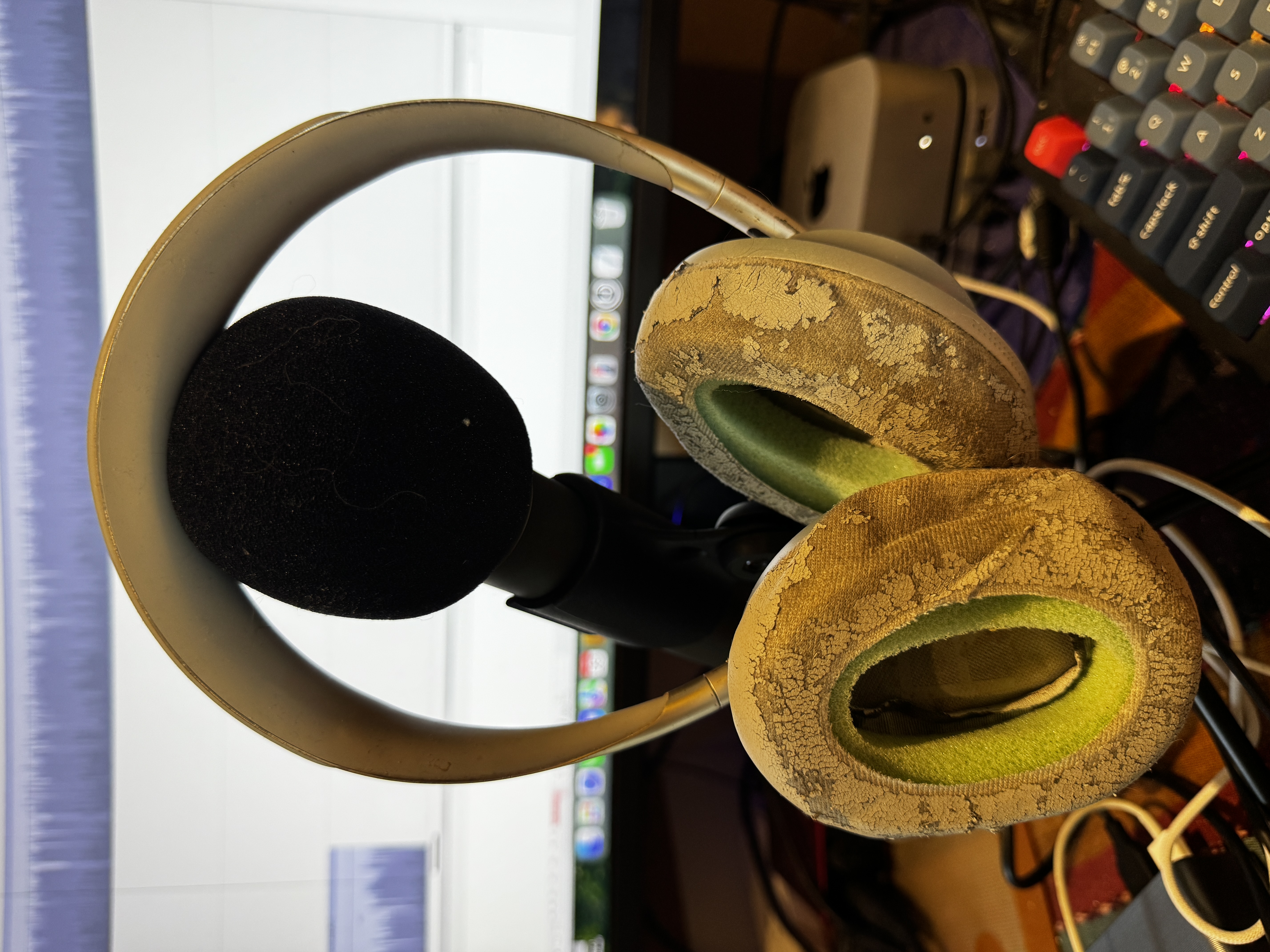 Audio editing in progress